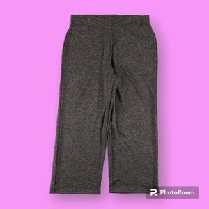 Lily Morgan Women's Grey Ribbed Knit Pants Size 3X